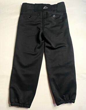 Willit Black Youth Unisex Baseball/Softball Pants Reinforced Knees US M